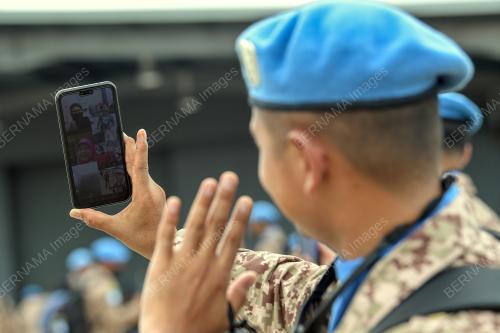 PENGHANTARAN KUMPULAN PERTAMA MALBATT 850-9