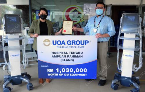 SUMBANGAN PERALATAN UNTUK ICU HTAR KLANG