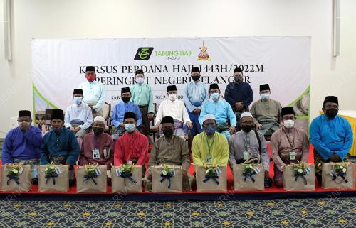 MAJLIS PENUTUP KURSUS PERDANA HAJI MUSIM HAJI 1443H