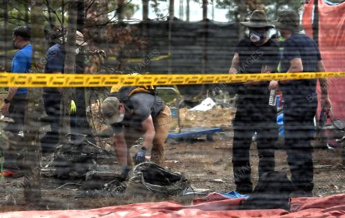 NSTB DAN FAA MEMBUAT SIASATAN DI LOKASI PESAWAT TERHEMPAS