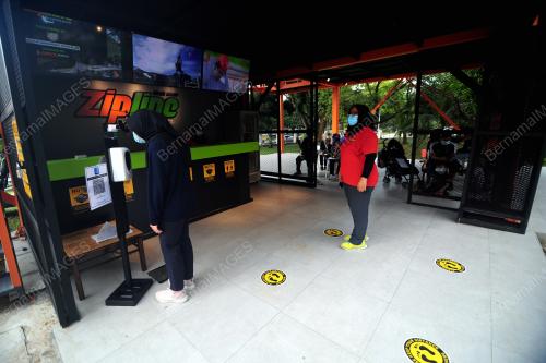 KEMUDAHAN SUKAN BARU ZIP LINE DI SHAH ALAM