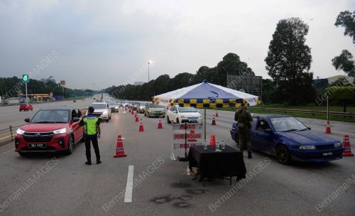 TINJAUAN SEKATAN JALAN RAYA PKP 3.0 SELANGOR