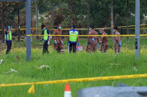 NAHAS PESAWAT TERHEMPAS DI ELMINA SHAH ALAM