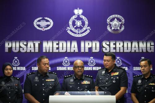 SIDANG MEDIA KES ROGOL DAN PECAH RUMAH IPD SERDANG