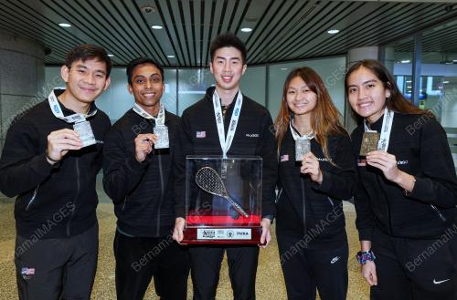KEPULANGAN PASUKAN SKUASY NEGARA KEJOHANAN PIALA DUNIA 2023