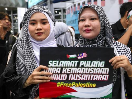 KETIBAAN SUKARELAWAN GLOBAL SUMUD FLOTILLA
