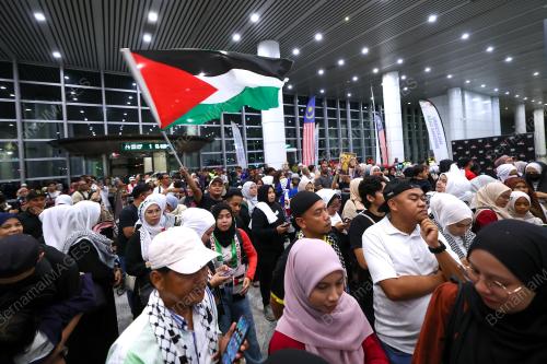 KETIBAAN SUKARELAWAN GLOBAL SUMUD FLOTILLA