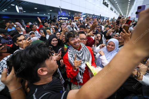 KETIBAAN SUKARELAWAN GLOBAL SUMUD FLOTILLA