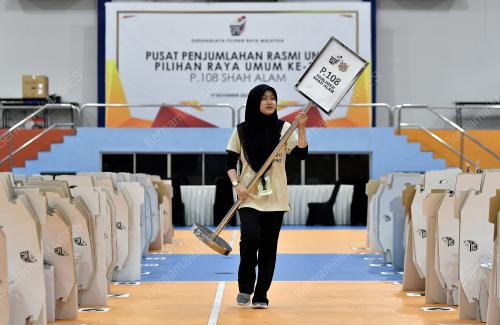 PERSIAPAN KOTAK UNDI PRU15