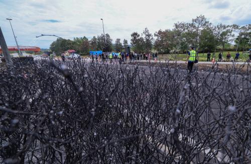 NAHAS PESAWAT TERHEMPAS DI ELMINA SHAH ALAM