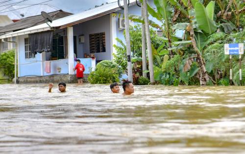 BANJIR KAMPUNG TEBAKANG BIDAYUH SERIAN