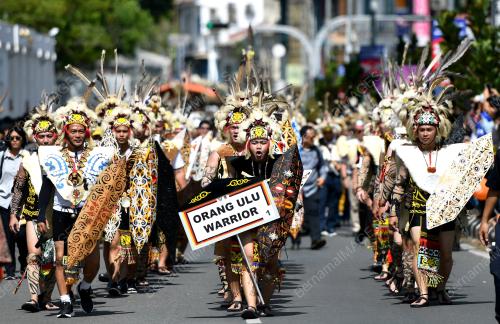PERARAKAN NITI DAUN SEMPENA PERAYAAN GAWAI DAYAK