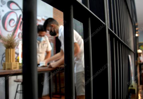 PRISION THEMED CAFE