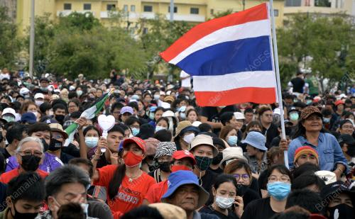 PROTEST AT SANAM LUANG