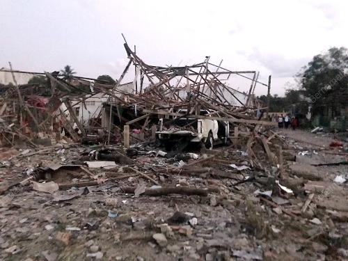 FIRECRACKERS WAREHOUSE EXPLOSION