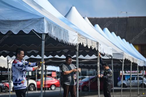 TINJAUAN PERSEDIAAN KANOPI BAZAR RAMADAN