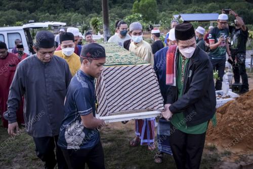 PENGEBUMIAN MANGSA KEMALANGAN
