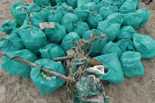 GENG PLASTIK IJA KUTIP SAMPAH PANTAI