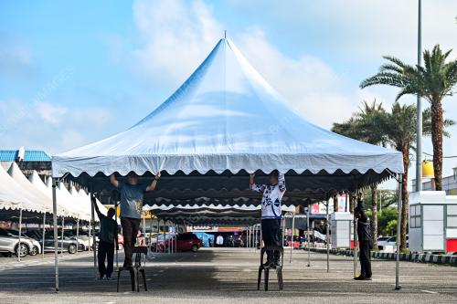 TINJAUAN PERSEDIAAN KANOPI BAZAR RAMADAN