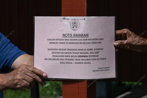 ORANG ASLI RESAH DIUSIR DARI TANAH KERAJAAN