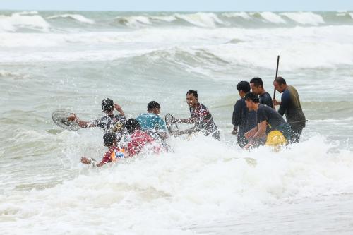 KERANG TERDAMPAR DI PANTAI