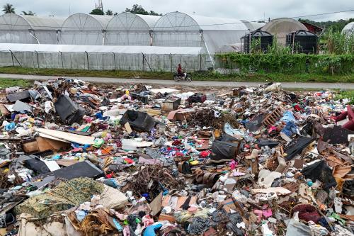 SISA SAMPAH BANJIR