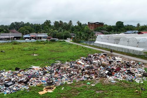 SISA SAMPAH BANJIR