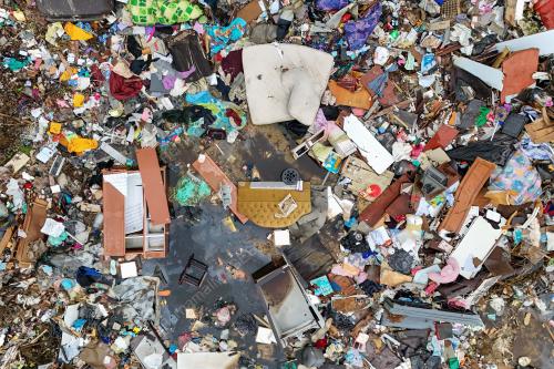 SISA SAMPAH BANJIR