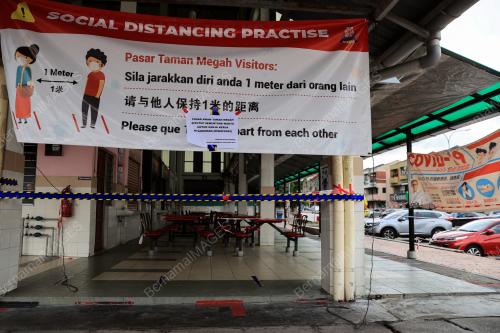 PASAR TAMAN MEGAH SS24 DITUTUP